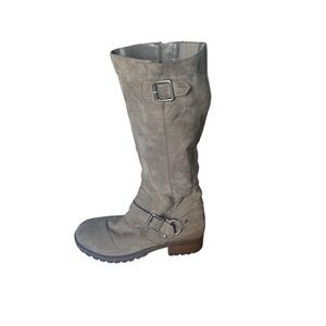 Kenneth Cole Reaction Taupe Knee-High Boots